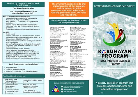 How to Apply DOLE Integrated Livelihood Program .